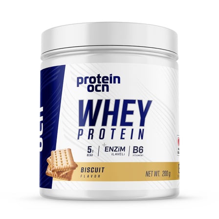 Proteinocean Whey Protein Bisküvi 200 gr + Kolajen Ahududu - 6 Farklı Bileşen İlaveli 150 gr 2 li 