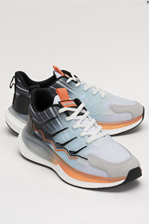 Erkek Renk Bloklu Baskılı Spor Ayakkabı