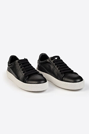 Erkek Deri Sneaker – Flotur Deri, Kauçuk Taban