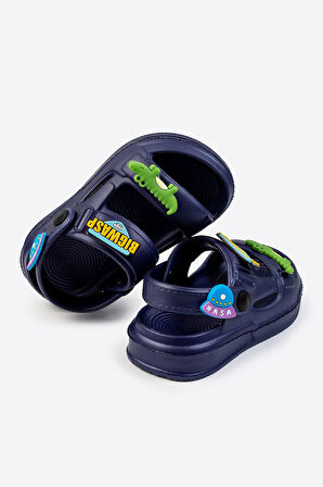  Çocuk Yazlık Terlik – Sevimli  Aksesuarlı, Hafif ve Kaymaz Tabanlı