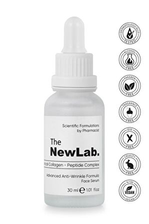 The Newlab Kırışıklık Karşıtı Hyalüronik Asit Kolajen 30 Yaş + Gece-Gündüz Yüz ve Boyun Serumu 50 ml 