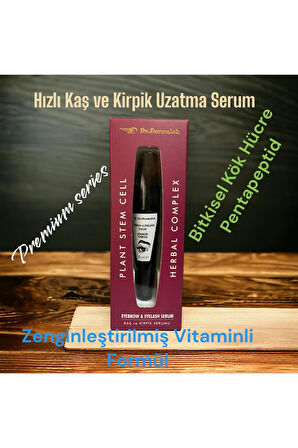 Hızlı Kaş ve Kirpik Uzatan Serum Bitkisel Kök Hücre Yenileme Perimum Series 10 ml