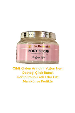 Body Scrub Besleyici Arındırıcı Nemlendirici Vücut Peelingi Deniz Tuzu İçerikli 300 gr Premium Seri