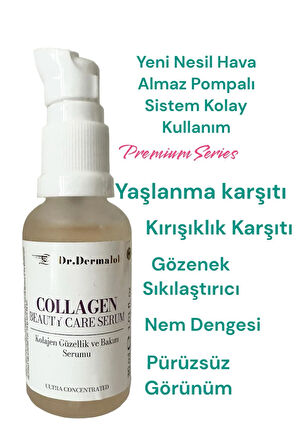 COLLAGEN Serum Yaşlanma Ve Kırışıklık Karşıtı Yoğunlaştırılmış Formül Premium series 30 ml