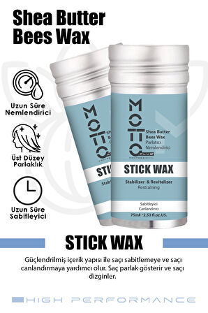 Canlandırıcı ve Saç Sabitleyici Stick Wax 75ml