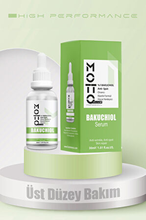 Motto Plus Professional %1 BAKUCHIOL Elastik Formül Üst Düzey Peeling Onarıcı Bakım Serumu 30ml