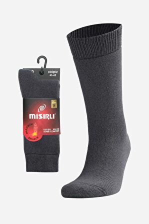 Mısırlı Erkek Termal Tekli Antrasit Soket Çorap   M 64000 A