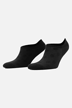 Mısırlı Kadın Bambu Tekli Siyah Yazlık No Show Çorap