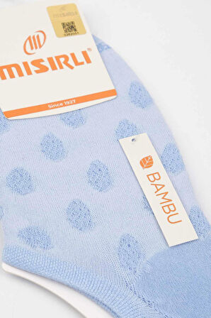 Mısırlı Kadın Bambu Tekli Aqua Yazlık No Show Çorap