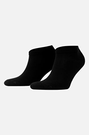 Mısırlı Kadın Bambu Tekli Siyah Patik Çorap - M-72200-S
