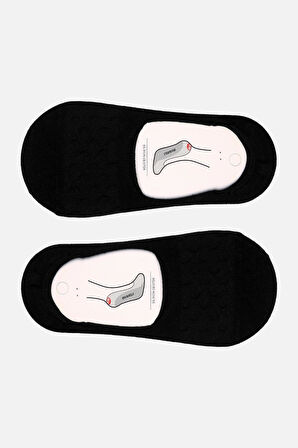 Mısırlı Kadın Pamuklu Tekli Siyah Yazlık Babet Çorap