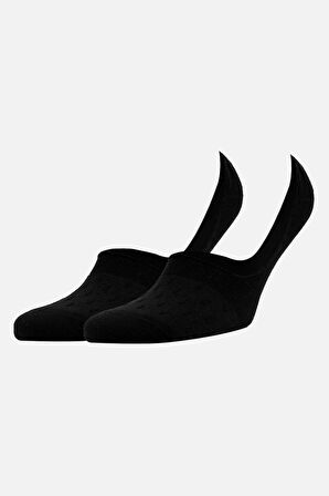 Mısırlı Kadın Pamuklu Tekli Siyah Yazlık Babet Çorap