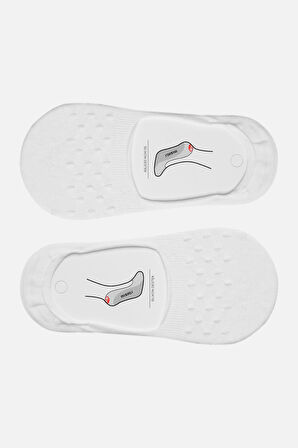 Mısırlı Kadın Pamuklu Tekli Beyaz Yazlık Babet Çorap