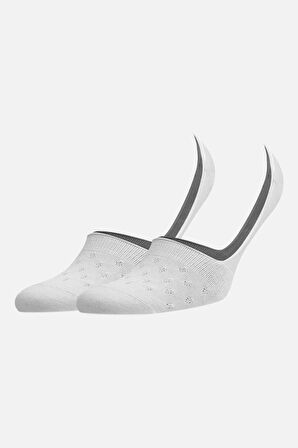 Mısırlı Kadın Pamuklu Tekli Beyaz Yazlık Babet Çorap