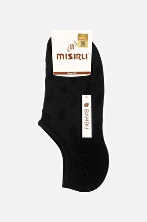 Mısırlı Kadın Bambu Tekli Siyah CK-Babet Çorap - M-72351-S
