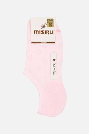 Mısırlı Kadın Bambu Tekli Pembe CK-Babet Çorap - M-72351-P
