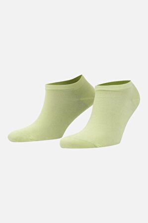 Mısırlı Kadın Bambu Tekli Yeşil Patik Çorap - M-72200-Y