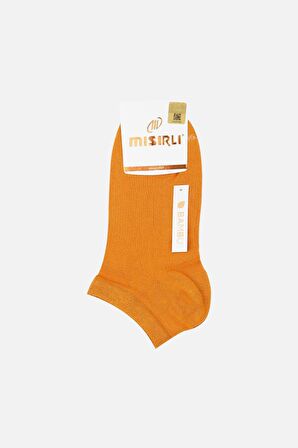 Mısırlı Kadın Bambu Tekli Hardal Patik Çorap - M-72200-H