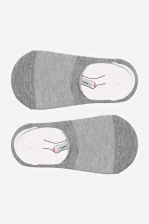 Mısırlı Kadın Modal Tekli Gri Yazlık Babet Çorap