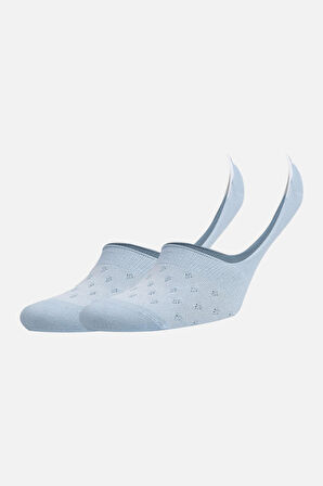 Mısırlı Kadın Pamuklu Tekli Mavi Yazlık Babet Çorap