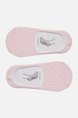 Mısırlı Kadın Pamuklu Tekli Pembe Çetik Çorap - M-70300-P