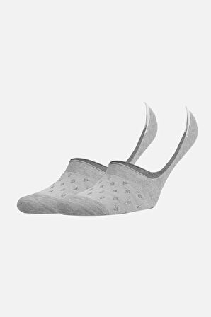 Mısırlı Kadın Pamuklu Tekli Gri Yazlık Babet Çorap