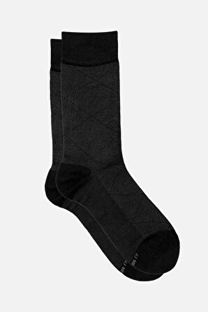 Mısırlı Erkek Modal Siyah Soket Çorap - M-61052-S