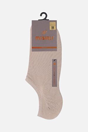 Mısırlı Erkek Organik Pamuklu Bej Babet Çorap - M-60350-BJ