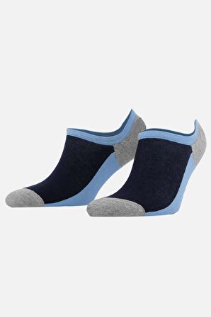 Mısırlı Erkek Organik Pamuklu Lacivert Babet Çorap - M-60351-L