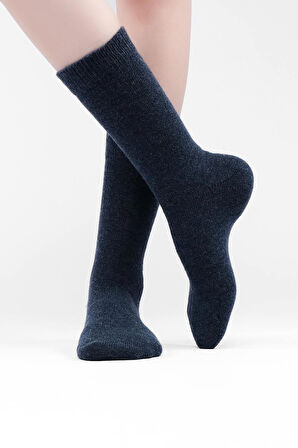 Mısırlı Kadın Kuzu Yünü Tekli Jean Soket Çorap M 75000 J