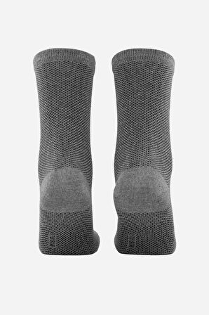 Mısırlı Kadın Bambu Tekli Gri Soket Çorap - M-72000-G