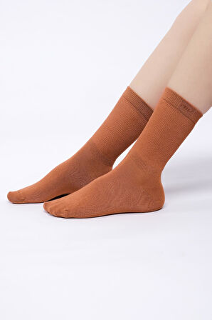 Mısırlı Kadın Modal Tekli Kiremit Soket Çorap M 71001 KR