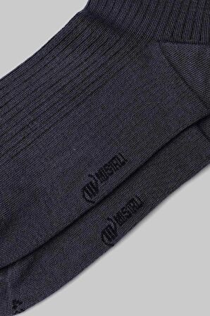 Mısırlı Erkek Bambu Tekli Füme Soket Çorap M 62001 F