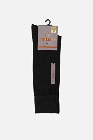 Mısırlı Erkek Bambu Tekli Siyah Uzun Konç Çorap - M 62500 Si