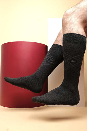 Mısırlı Erkek Modal Tekli Antrasit Soket Çorap