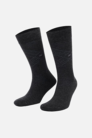 Mısırlı Erkek Modal Tekli Antrasit Soket Çorap