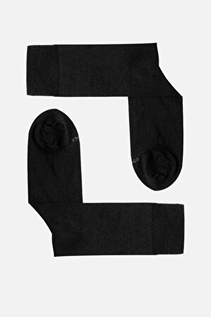 Mısırlı Erkek Soft Wool (Koyun Yünü) Tekli Siyah Soket Çorap   M 63000 Si