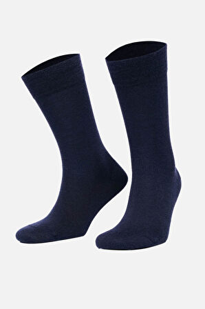 Mısırlı Erkek Soft Wool (Koyun Yünü) Tekli Lacivert Soket Çorap   M 63000 L