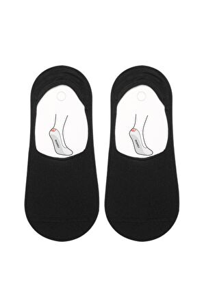 Mısırlı Kadın Bambu Tekli Siyah Yazlık Çetik Çorap - M-72300-S