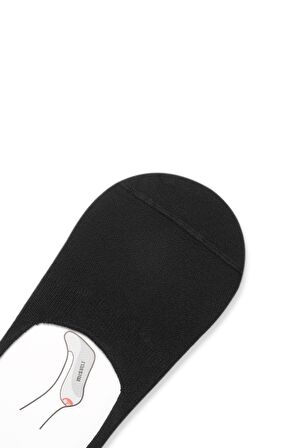 Mısırlı Kadın Bambu Tekli Siyah Yazlık Çetik Çorap - M-72300-S