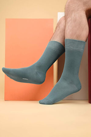 Mısırlı Erkek Modal Tekli Pastel Mavi Soket Çorap