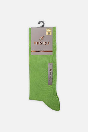 Mısırlı Erkek Bambu Tekli Yeşil Soket Çorap M 62000 Y