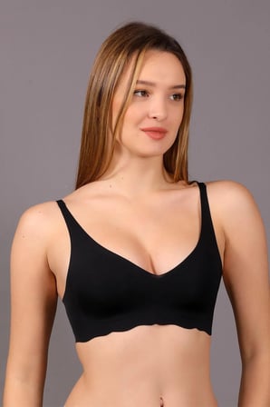 Mısırlı New Bra Balensiz Hayalet Sütyen Siyah
