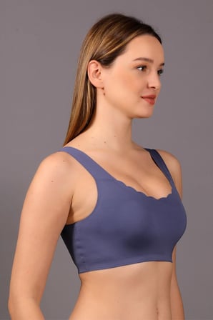 New Bra Desteksiz Hayalet Bralet Sütyen Antrasit