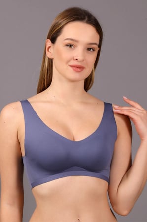 Mısırlı New Bra Desteksiz Hayalet Bralet Sütyen Antrasit