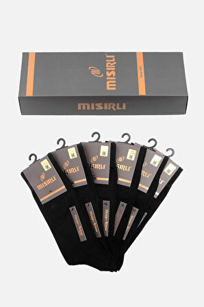 Mısırlı Erkek Modal Kutulu 6 Çift Siyah Soket Çorap