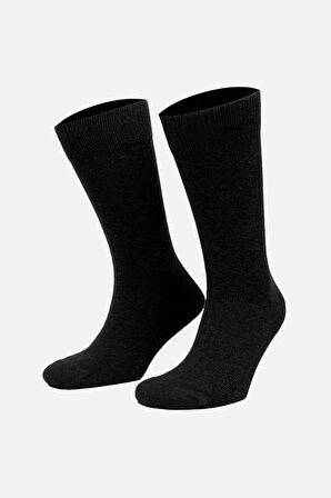 Mısırlı Erkek Koyun Yünü Tekli Siyah Soket Çorap M 65003 S