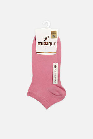 Mısırlı Kadın Pamuklu Tekli Pembe Yazlık Patik Çorap M 70203 P