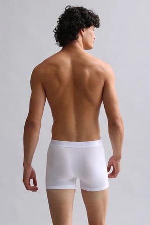 Mısırlı Modal By Tencel Compact Cotton Klasik Boxer Beyaz