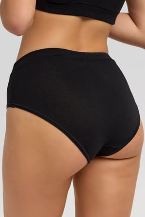 Mısırlı Modal by TENCEL HERA Brief Gizli Lastikli 3'lü Slip Külot Siyah